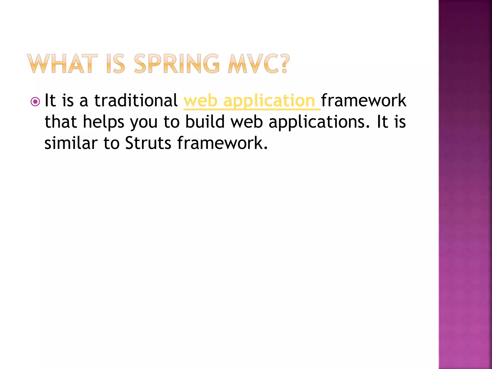 What is difference between spring MVC and spring boot? | PPT