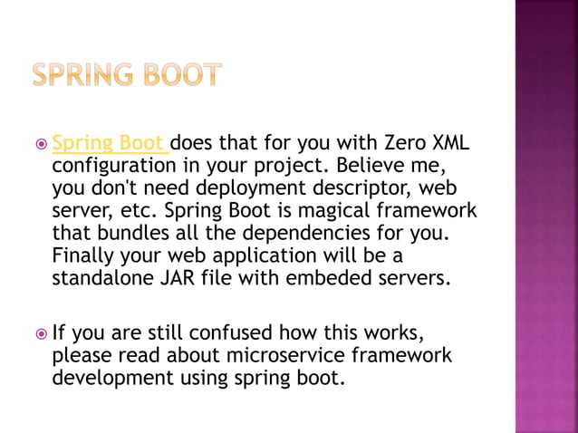 What is difference between spring MVC and spring boot? | PPT