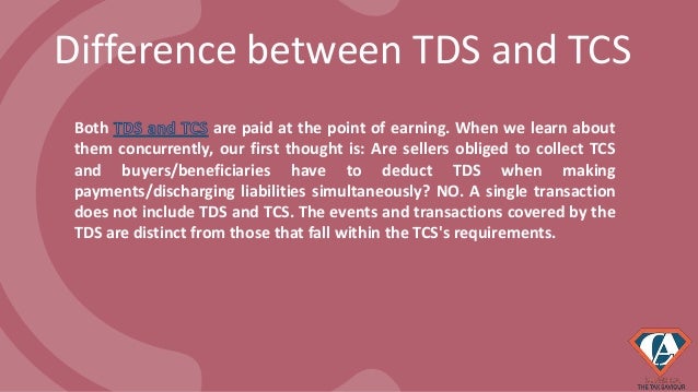 What is the Difference Between TDS and TCS? Detailed Explanation | PPT