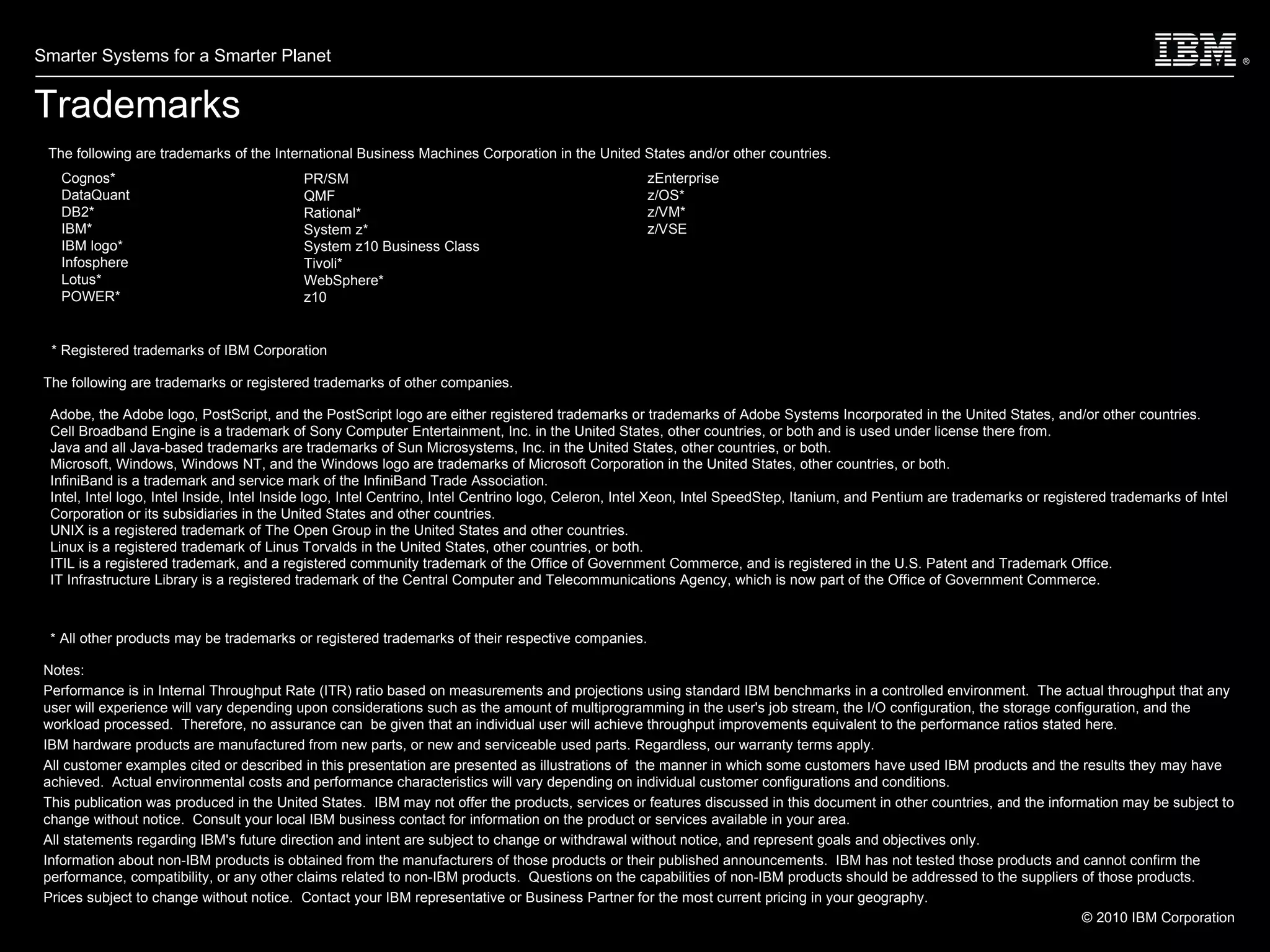 Computer Based Databases Trademarks What is different about the ibm mainframe | PPT