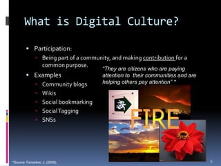 What is Digital Culture?