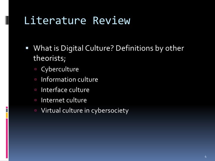 What is Digital Culture?