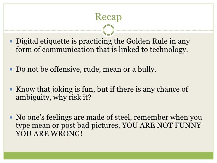 What Is Digital Etiquette