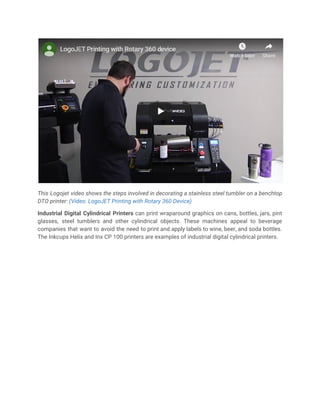 What is direct-to-object printing | PDF