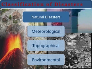 what is disaster, types, man made, natural etc | PPTX
