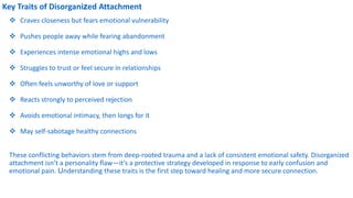 What Is Disorganized Attachment and Causes of it? | PDF