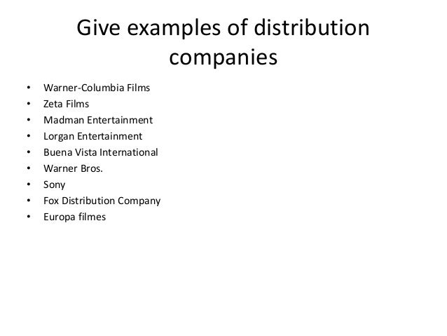 What is distribution media