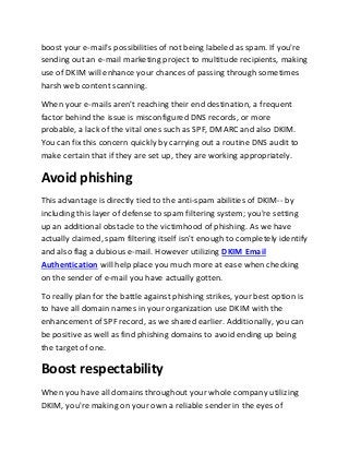 What is DKIM? Advantages or Advantages of DKIM