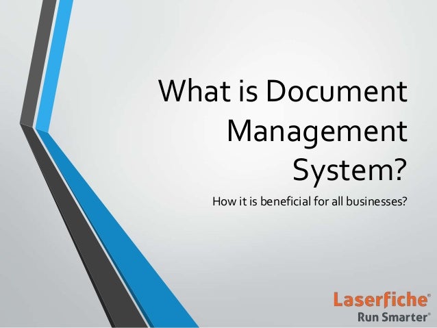 What Is Document Management System 