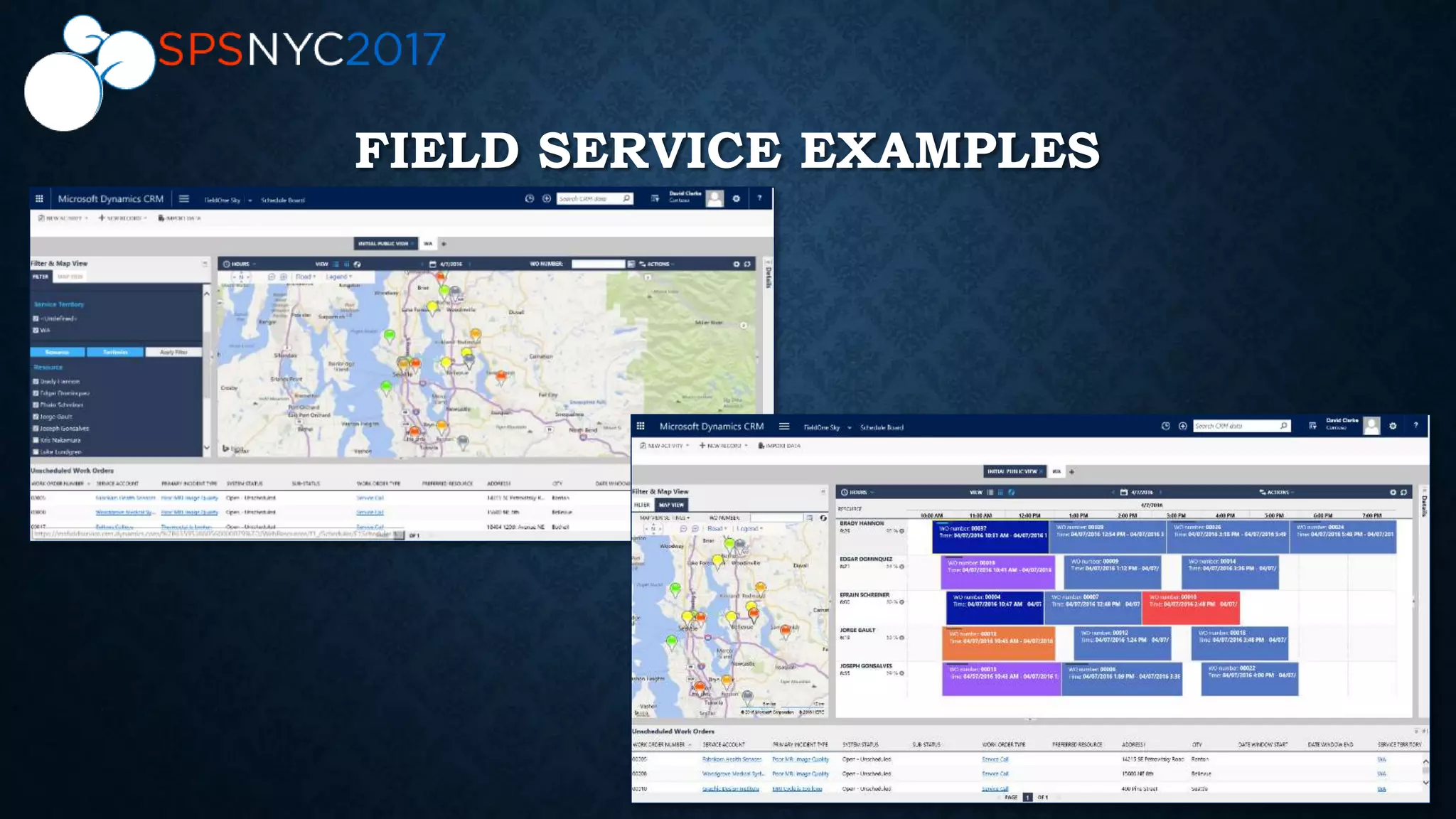 FIELD SERVICE EXAMPLES
 