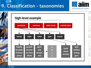 9. Classification - taxonomies 