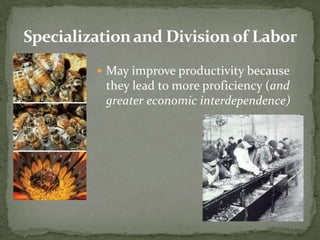 Economic Growth: Depends on high productivityAn economy’s productivity may be affected by…