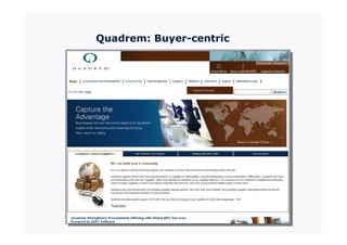 Quadrem: Buyer-centric
 