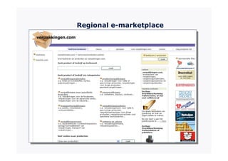Regional e-marketplace
 