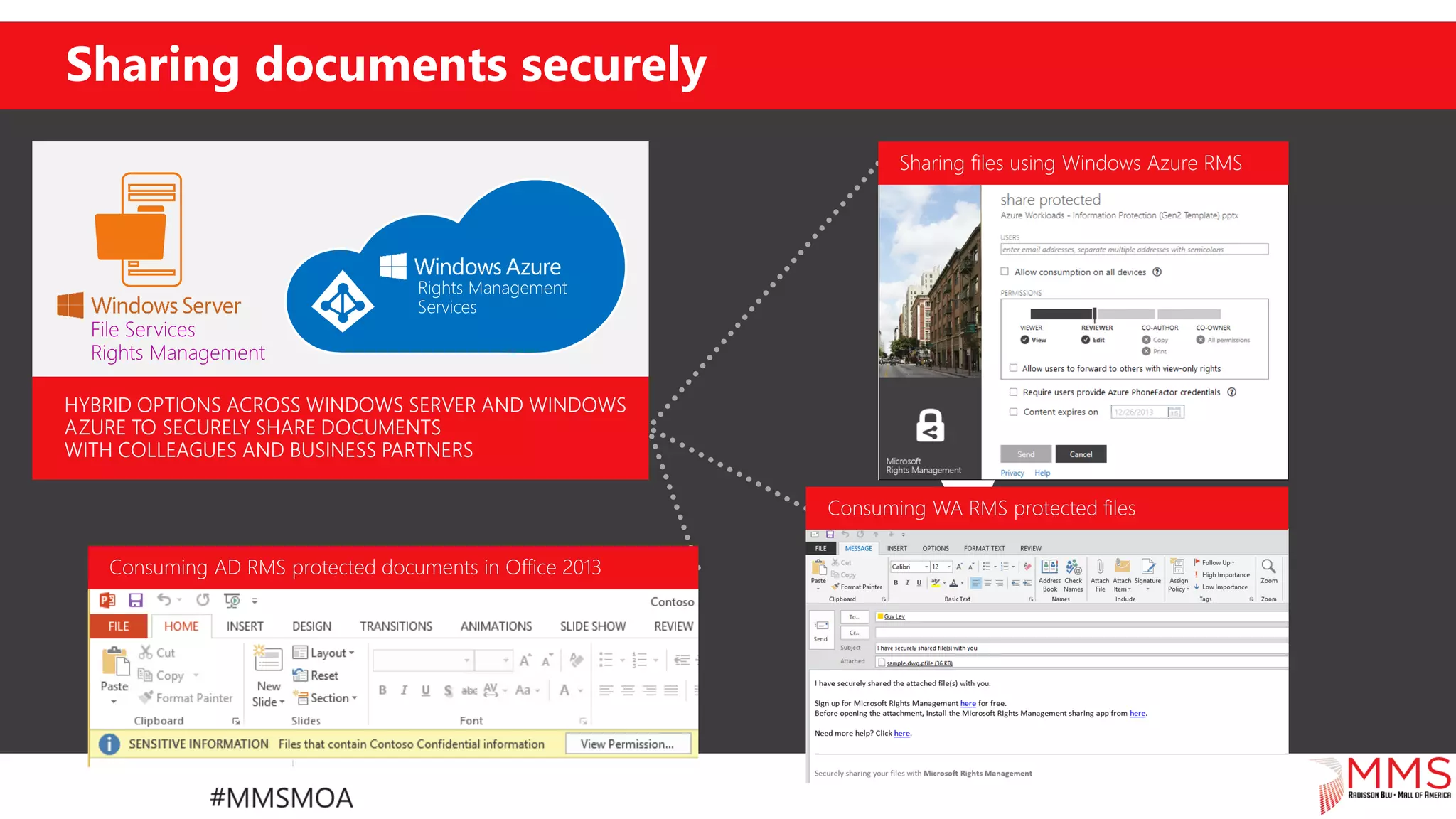 Sharing documents securely
 