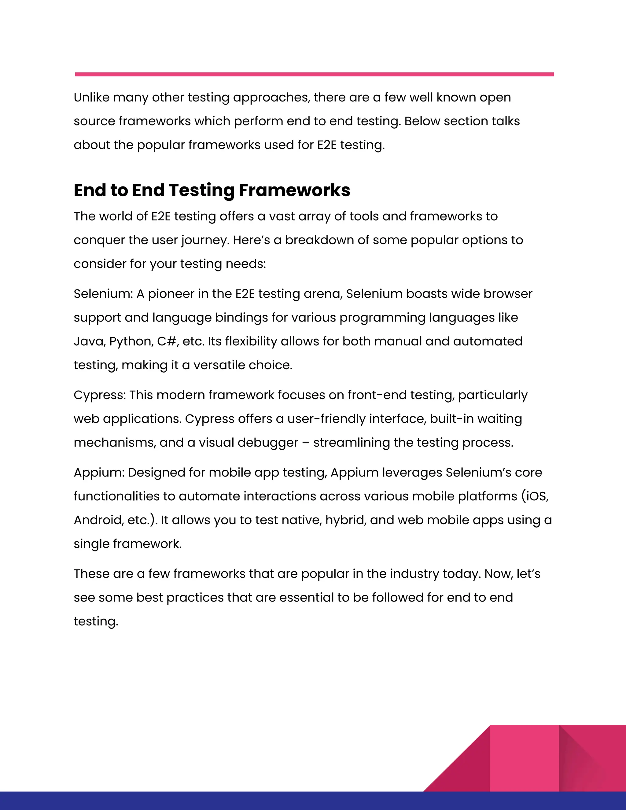 What is End to End Testing & Why is it Important | PDF