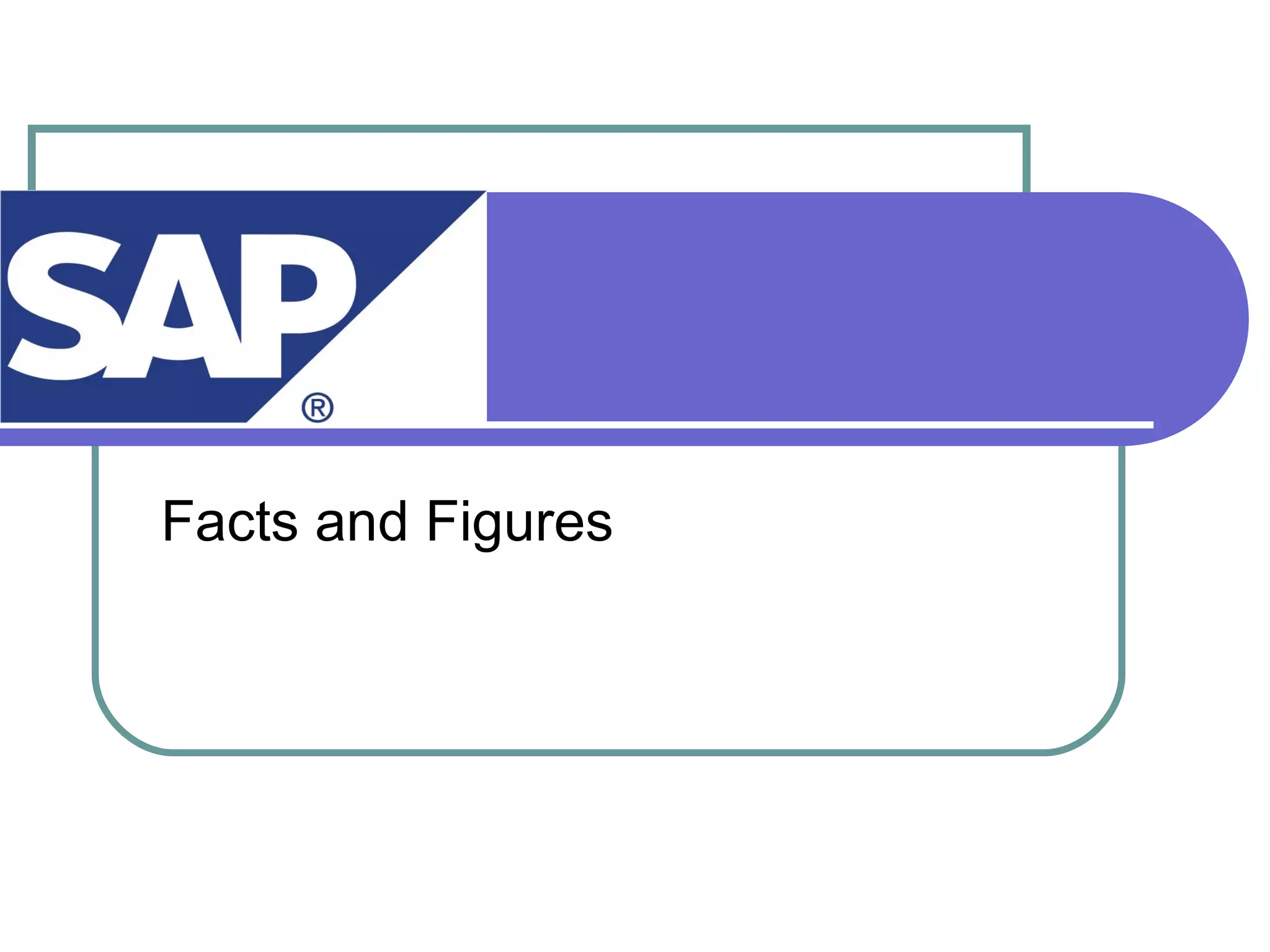 SAP Facts and Figures 