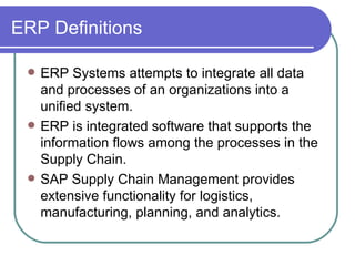 What Is Enterprise Resource Planning System | PPT