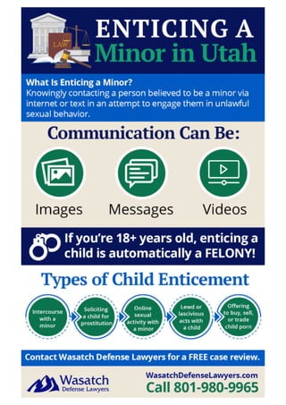 What is Enticing a Minor in Utah?