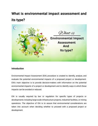 What is environmental impact assessment and its type_.pdf