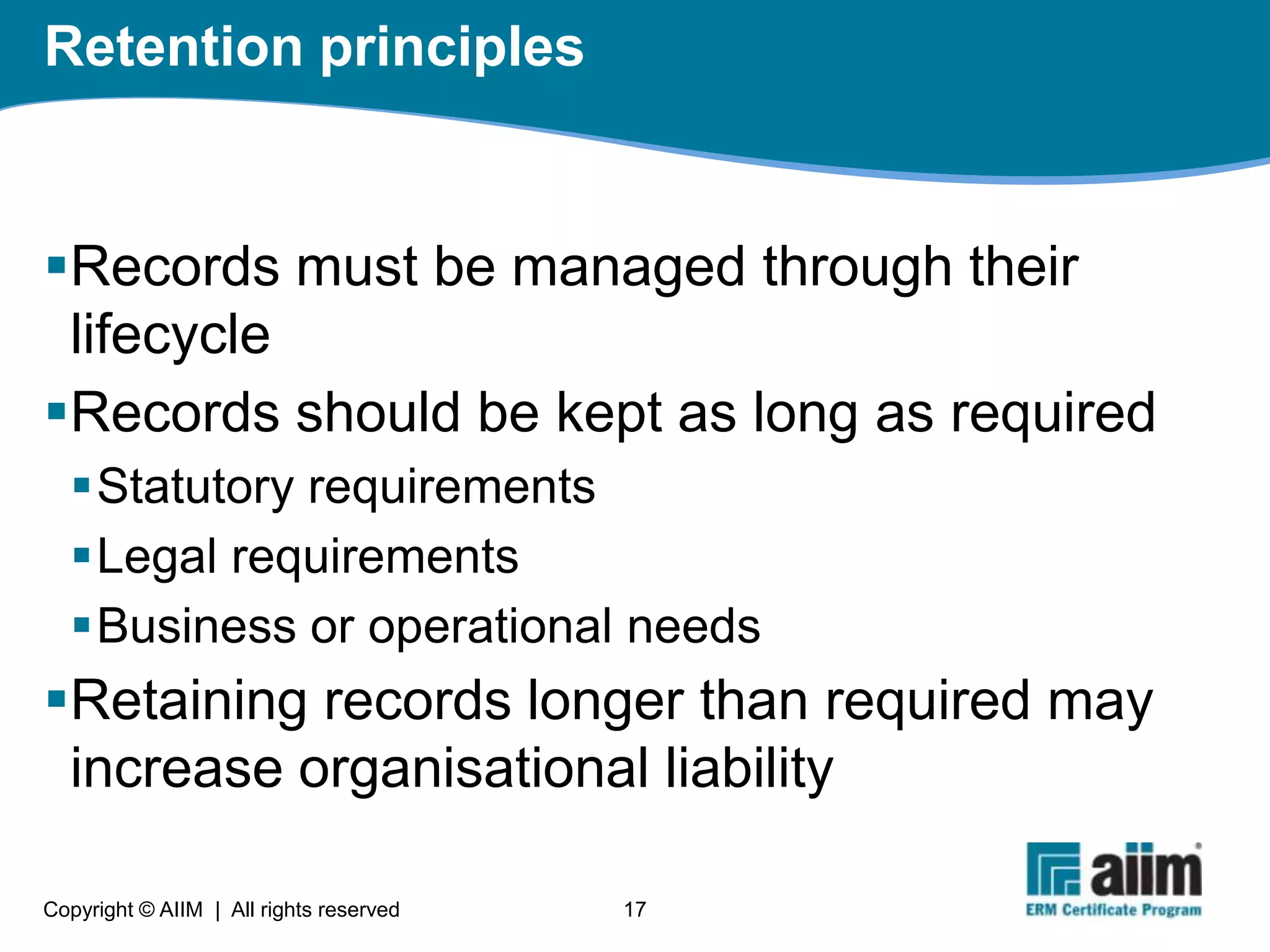 What is Electronic Records Management?