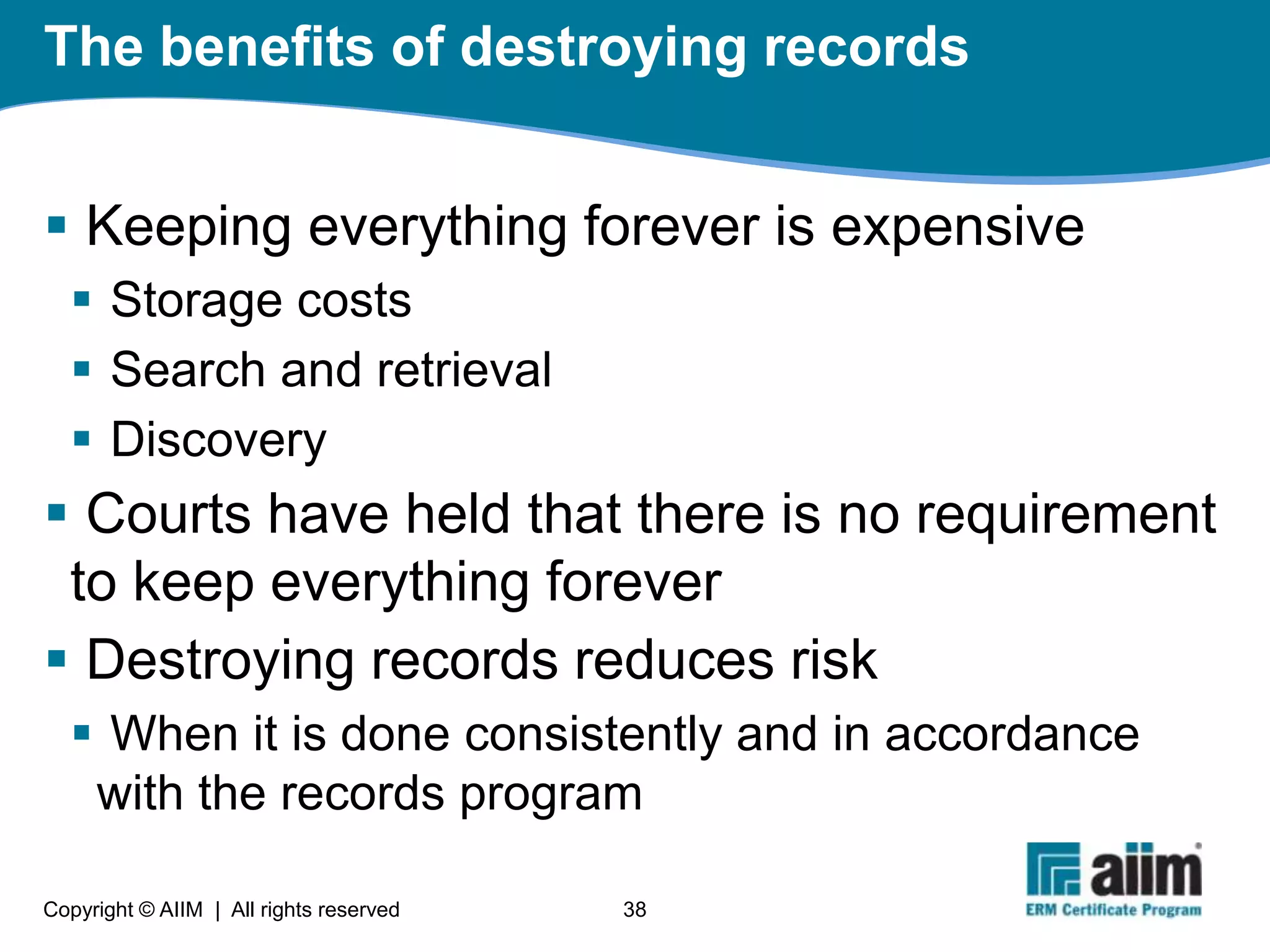 What is Electronic Records Management?