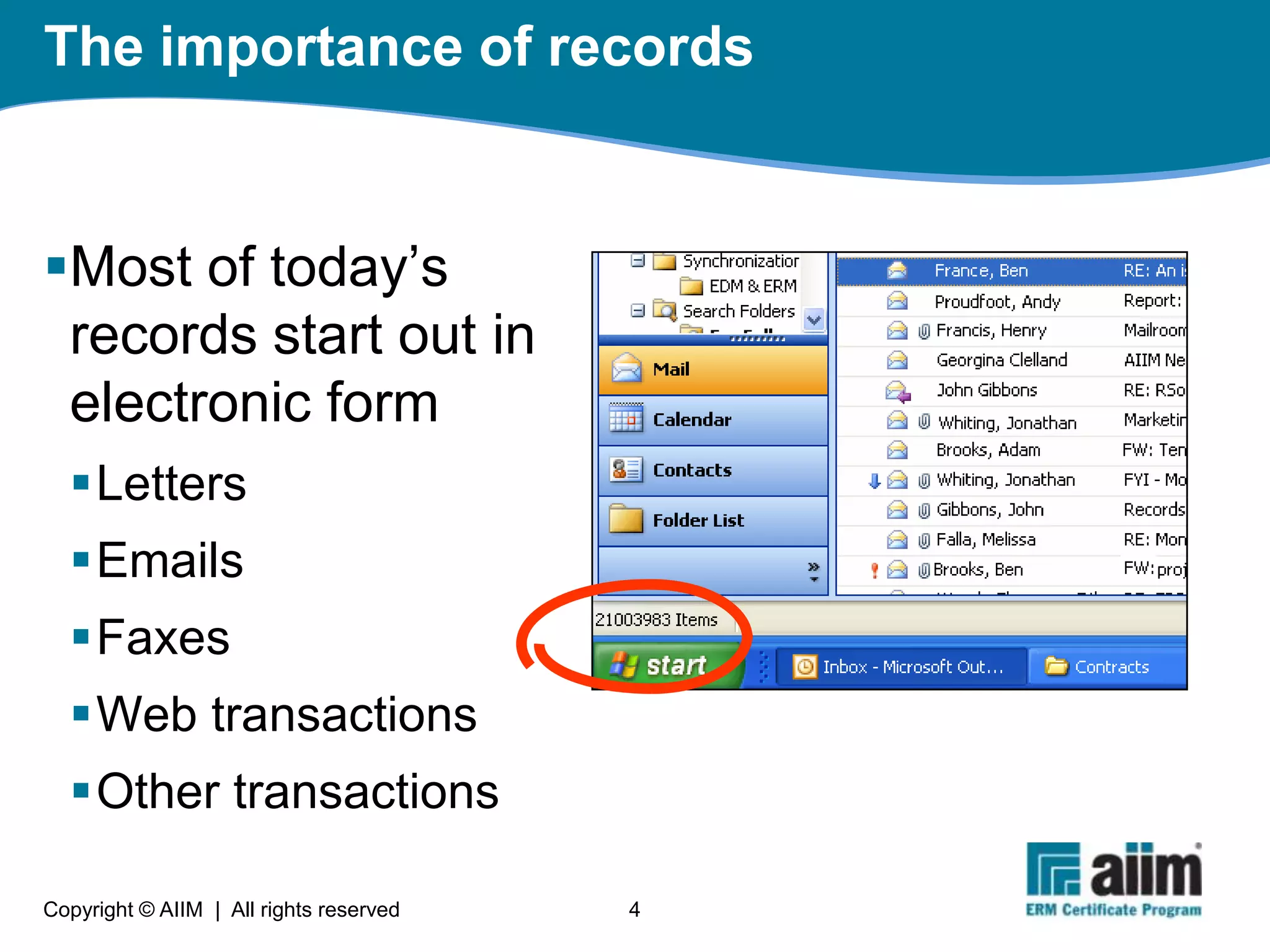 What is Electronic Records Management?