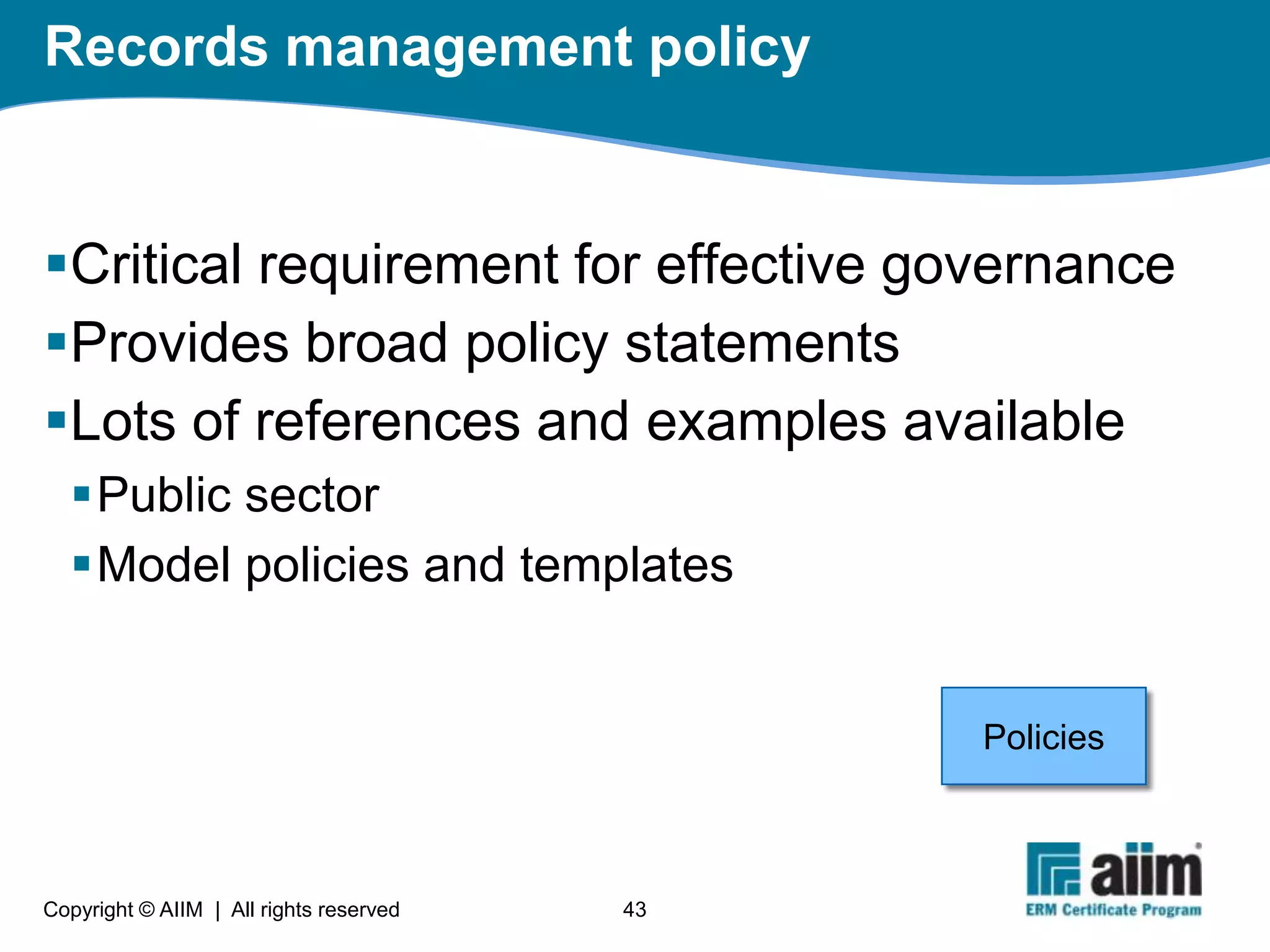 What is Electronic Records Management?