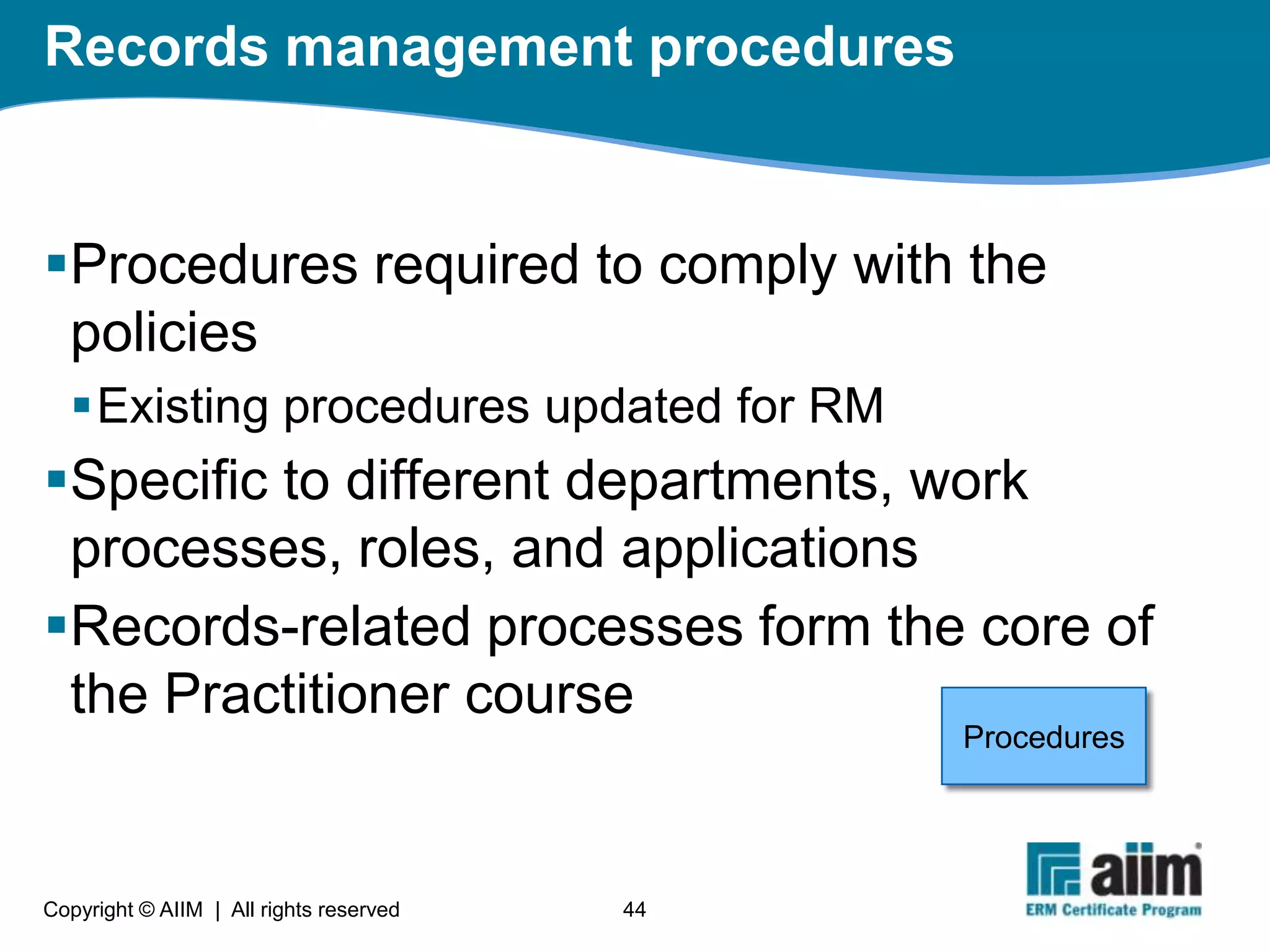 What is Electronic Records Management?