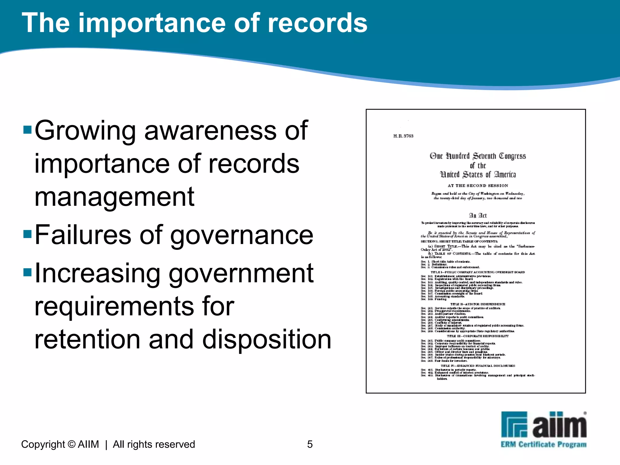 What is Electronic Records Management?