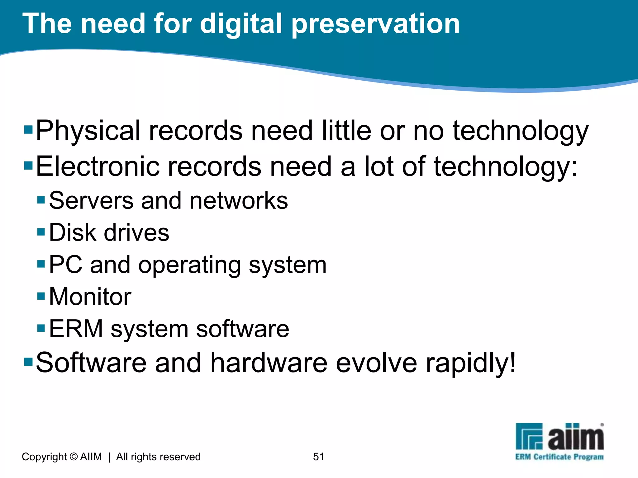 What is Electronic Records Management?