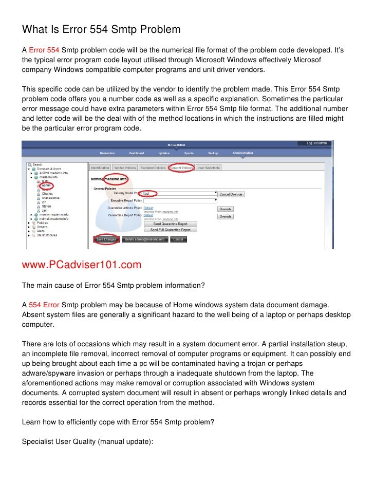 what-is-error-554-smtp-problem