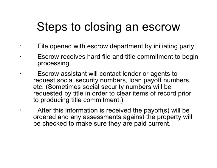 What Is Escrow