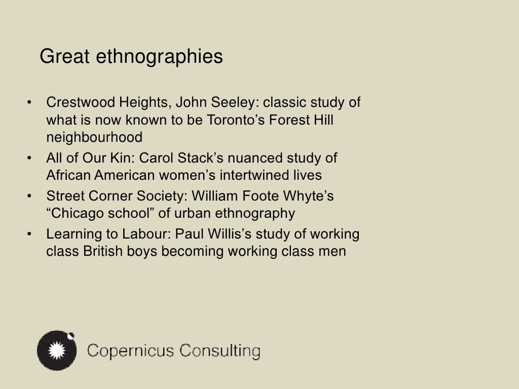 What is ethnography What is ethnography