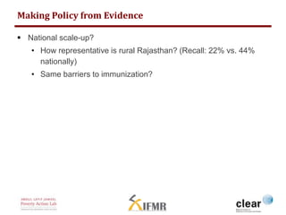 Evidence-Based Policymaking 
COST-EFFECTIVENESS ANALYSIS 
 