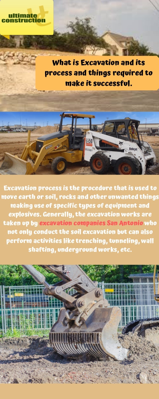 What is excavation and its method Ultimate Construction