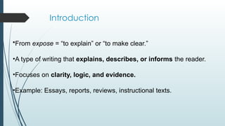 What is Expository Writing and how to write an essay.pptx