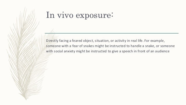 The Exposure Therapy