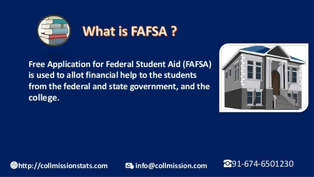 Free Application for Federal Student Aid (FAFSA) Overview and filing ...