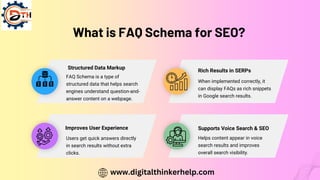 What is FAQ Schema for SEO? Benefits, Examples, & Implementation | PDF
