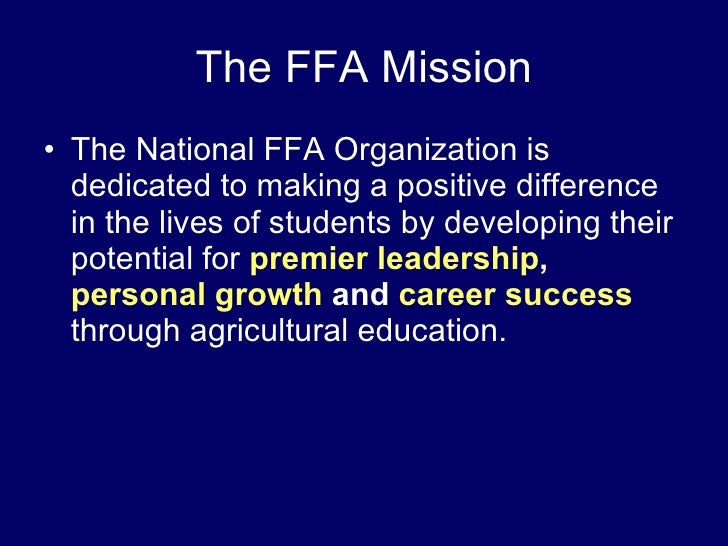 What Is FFA?