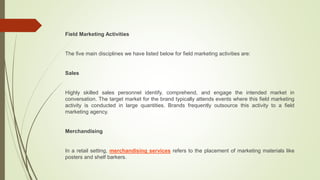 What is Field Marketing, and How Does it Help Double Sales? | PDF