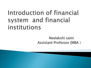 Neelakshi saini
Assistant Professor (MBA )
 