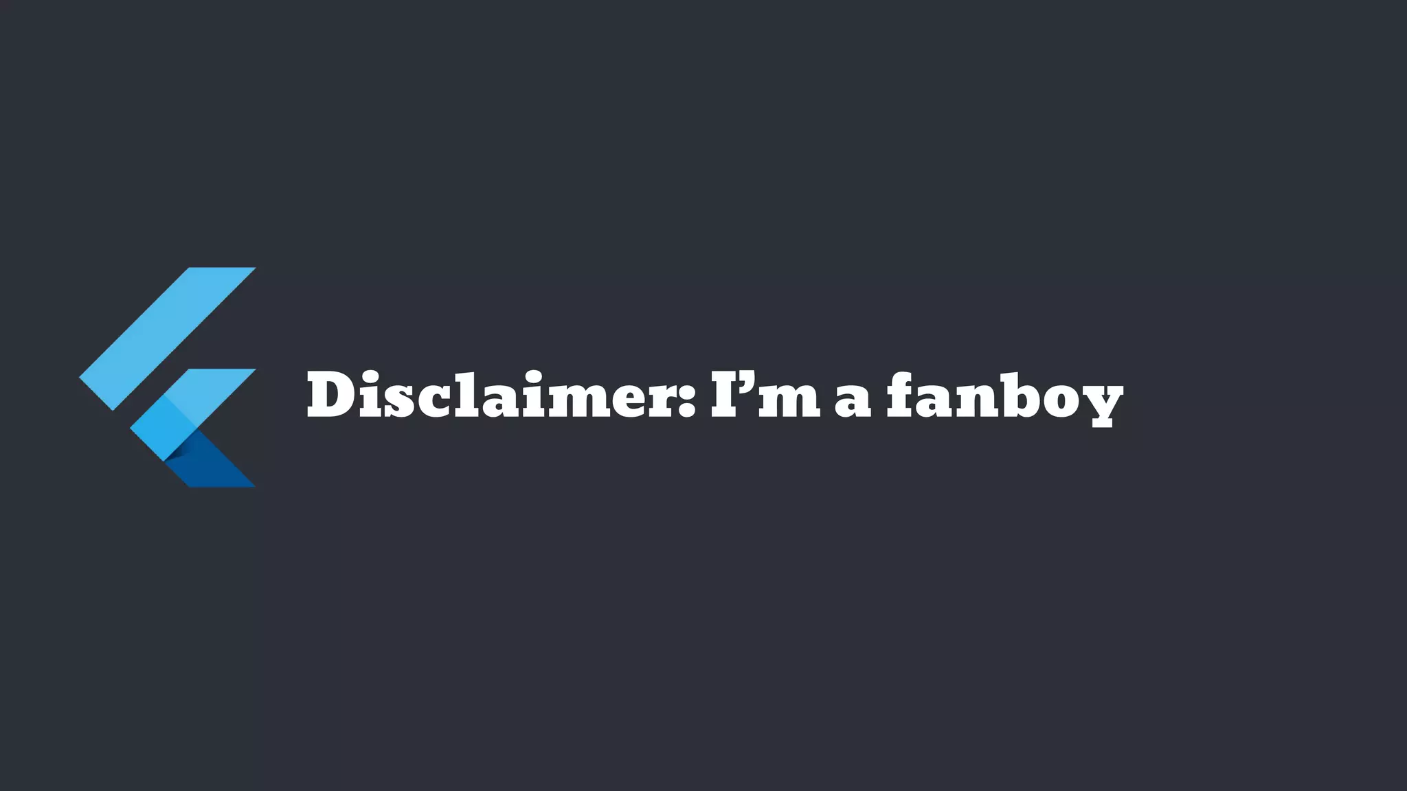 Disclaimer: I’m a fanboy
 