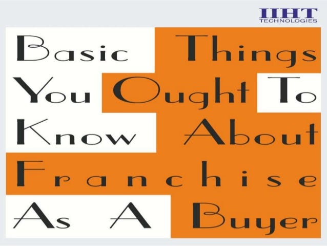 find all about franchise types of franchises and examples of each