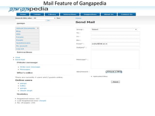  Mail Feature of Gangapedia