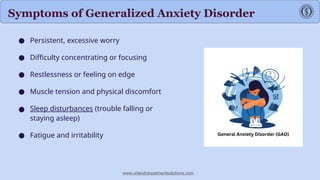 What is Generalized Anxiety Disorder (GAD)? | Effective GAD Treatment ...