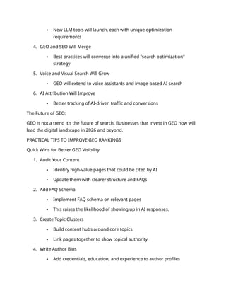 What is Generative Engine Optimization (GEO)? A Complete Guide | DOCX