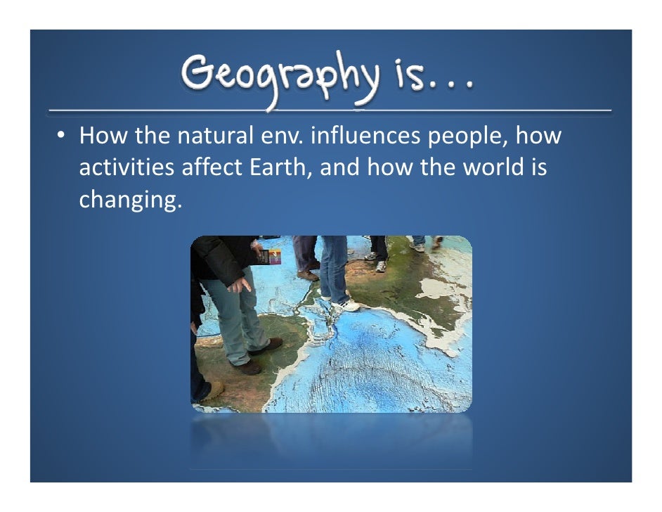 What Is Geography?