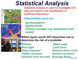 What is Geography Information Systems (GIS)